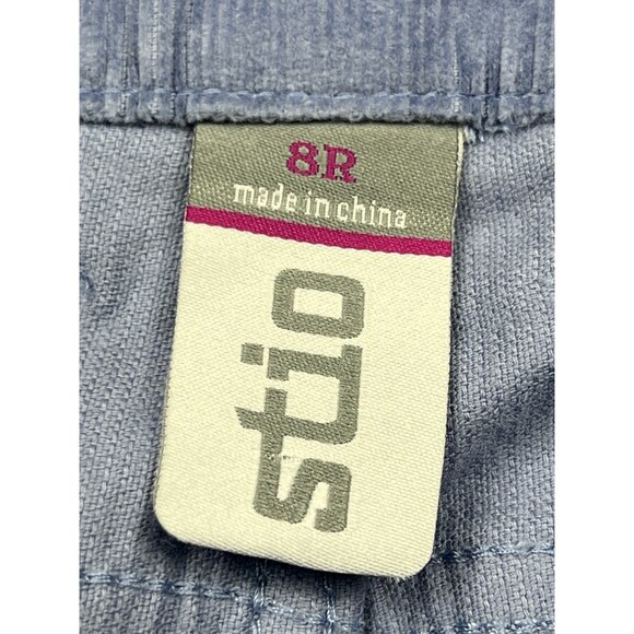 Stio Womens 8R Rivet Cord Pants Corduroy Skinny Blue Pockets Stretch 31x31 - Picture 13 of 15